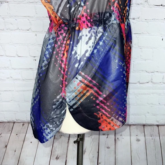 🚫SOLD! •🏃♀️NWOT |•ATHLETA•| Lava Hype Run Multicolor Jacket 🏃♀️ - Picture 11 of 16